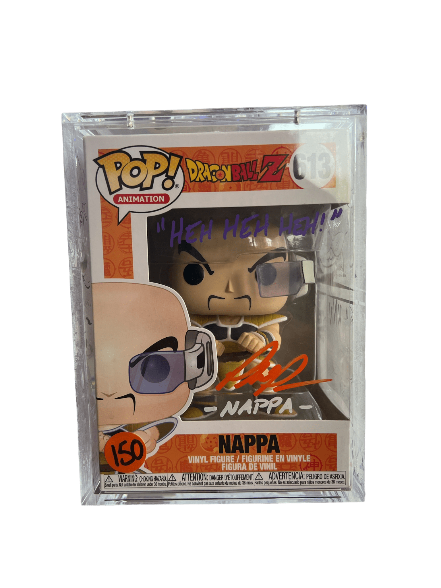 Phil Parsons Signed Nappa Dragon Ball Z Funko POP 613 (No COA) - NERD BLVD