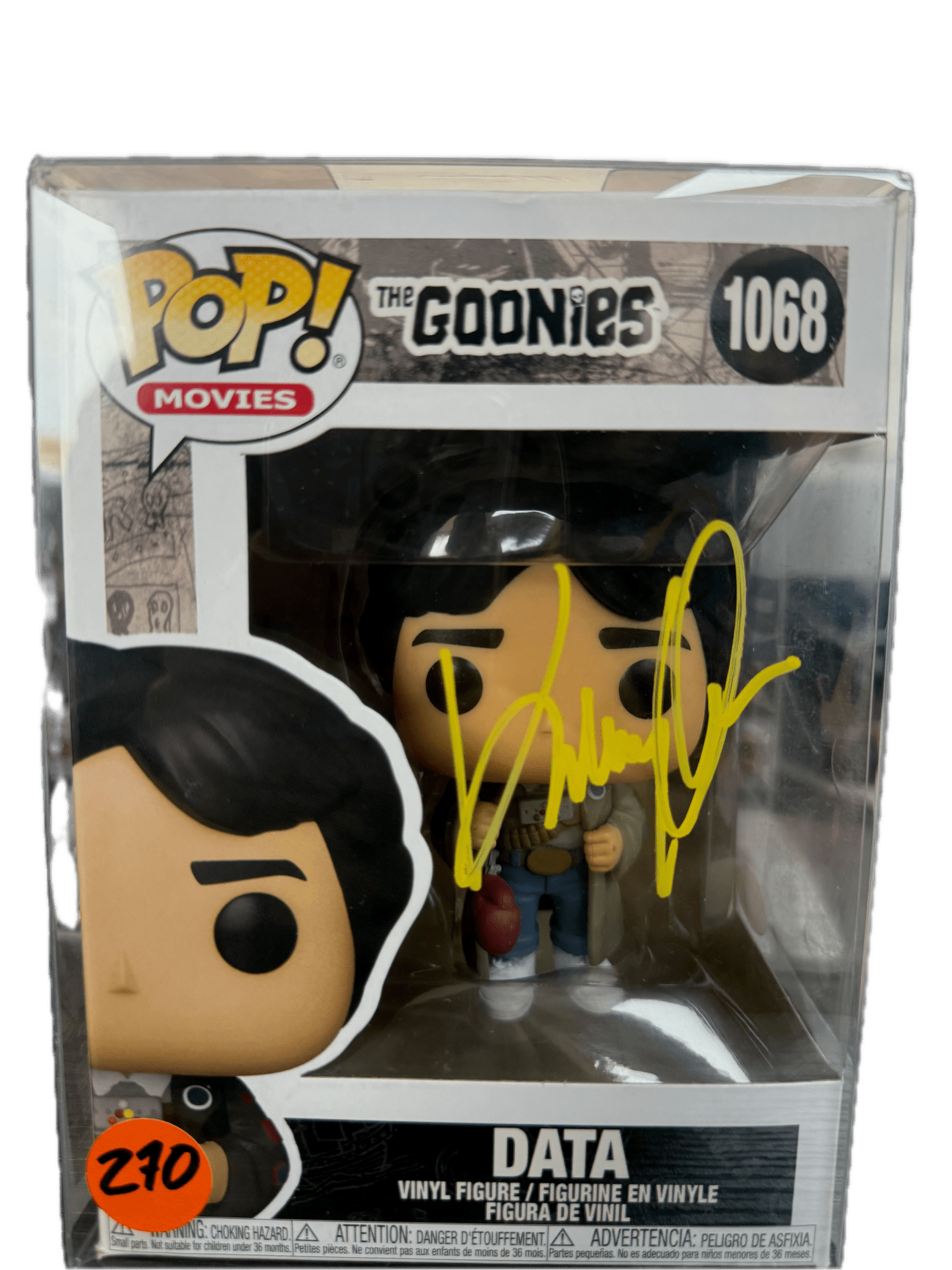 Signed Funko POP The GOONIES Data Ke Huy Quan JSA COA 1068 - NERD BLVD