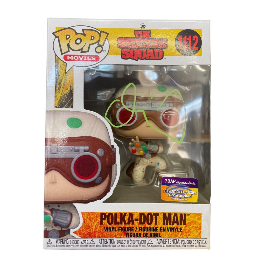 David Dastmalchian Signed Funko POP The Suicide Squad Polka-Dot Man Autographed JSA - NERD BLVD