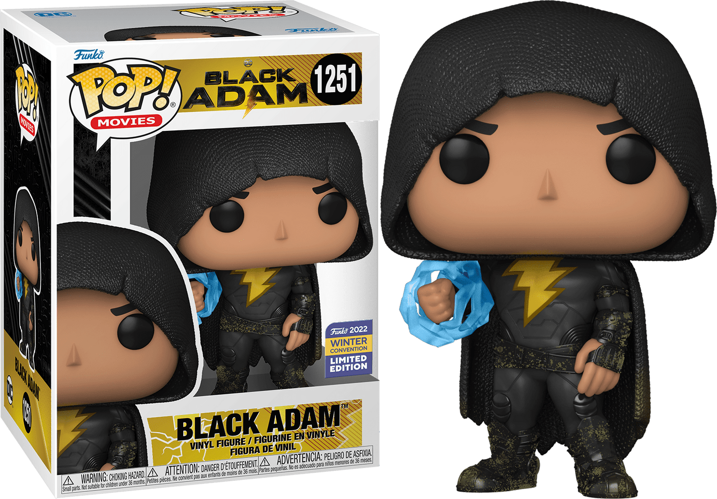 DC Black Adam 1251 Funko 2022 Winter Convention LE - NERD BLVD