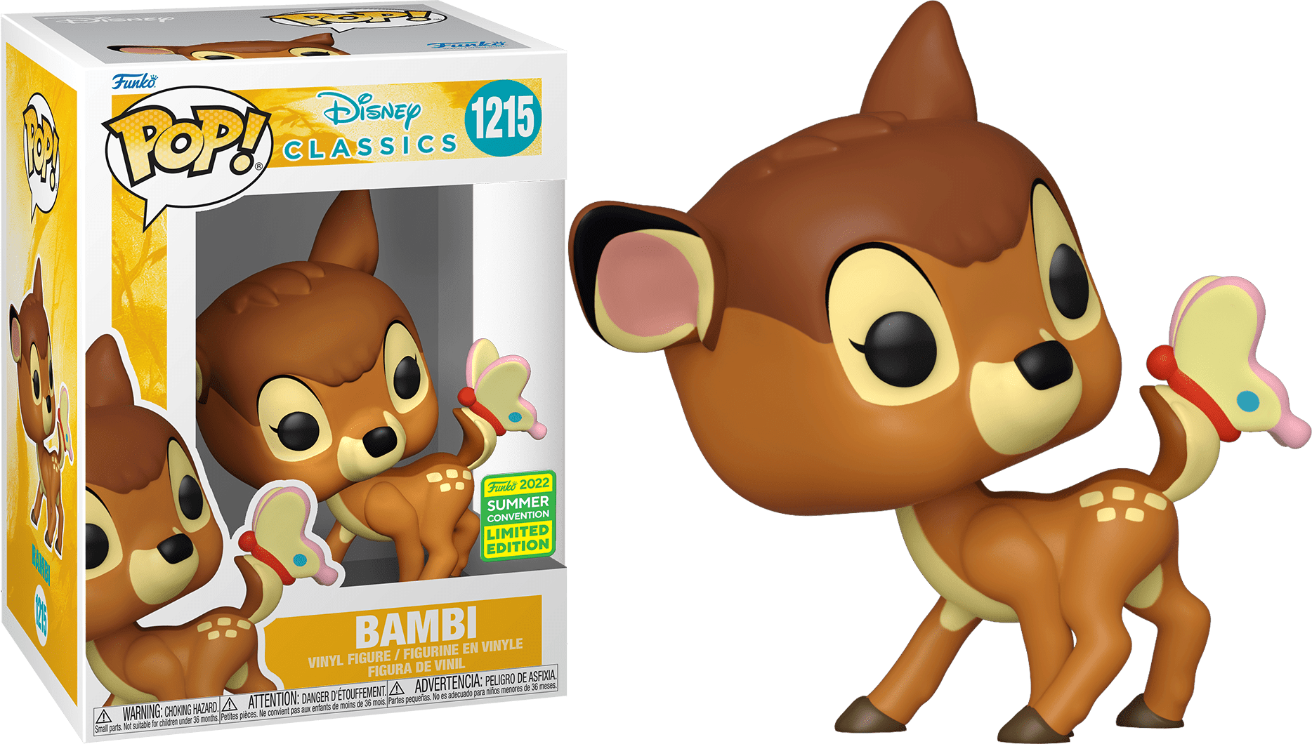 Disney Classics Bambi Funko POP 1215 Shared Sticker - NERD BLVD