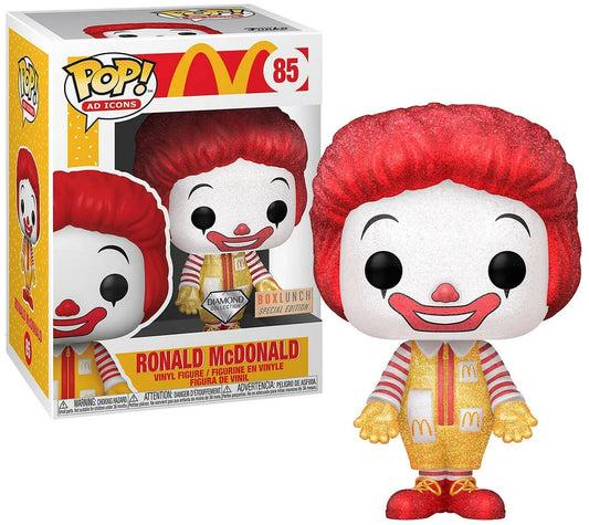 Funko POP! Ad Icons McDonalds 15 Ronald McDonald Diamond Box Lunch Exclusive - NERD BLVD