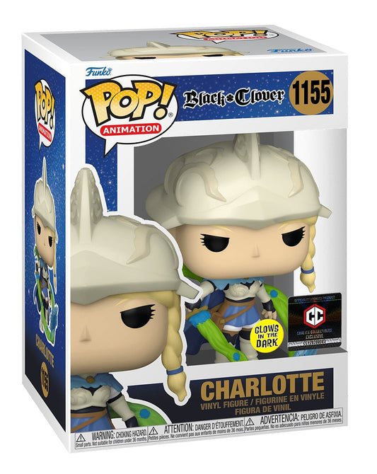 Funko POP Anime Black Clover Charlotte 1155 GITD Chalice Exclusive - NERD BLVD