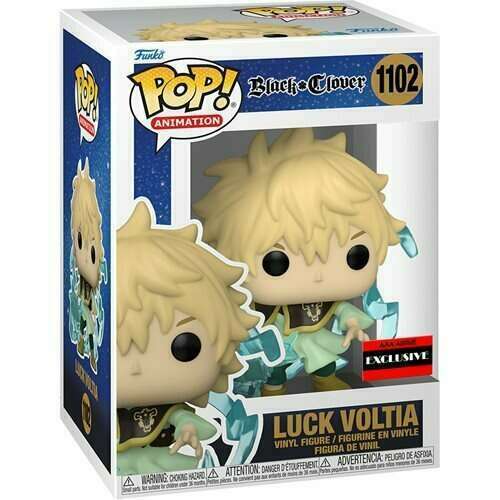 Funko POP Anime Black Clover Lucky Voltia 1102 AAA Exclusive - NERD BLVD