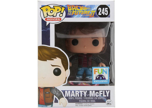 Funko POP! Back to the Future Marty McFly Fun Exc #245 - NERD BLVD