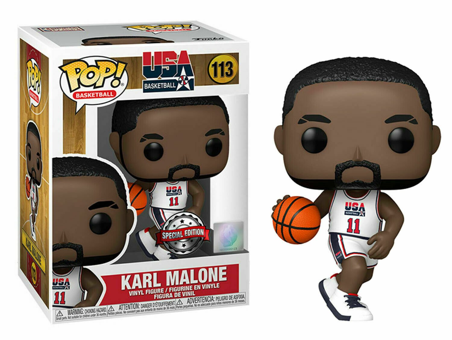 Funko Pop Basketball Karl Malone 113 - NERD BLVD