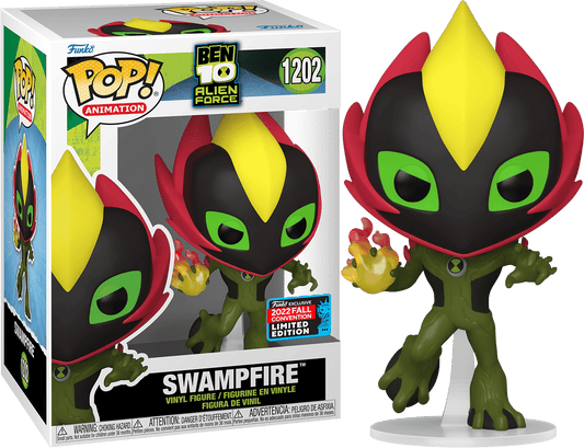 Funko Pop Ben 10 Swampfire 1202 NYCC 2022 Shared Sticker - NERD BLVD