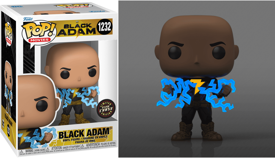 Funko POP Black Adam Black Adam 1232 glow Chase LE - NERD BLVD