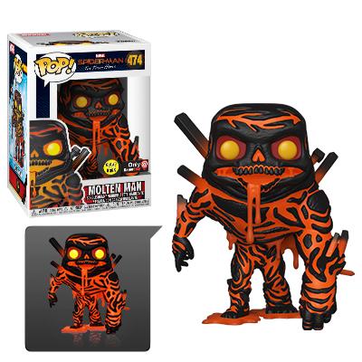 Funko Pop Far From Home Molten Man Gamestop GITD 474 - NERD BLVD