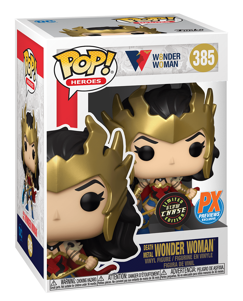 Funko Pop Heroes Wonder Woman 385 Chase PX Exclusive - NERD BLVD