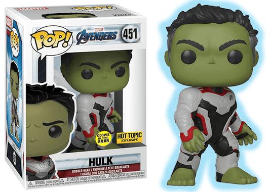 Funko Pop Marvel Hulk 451 HotTopic GITD - NERD BLVD