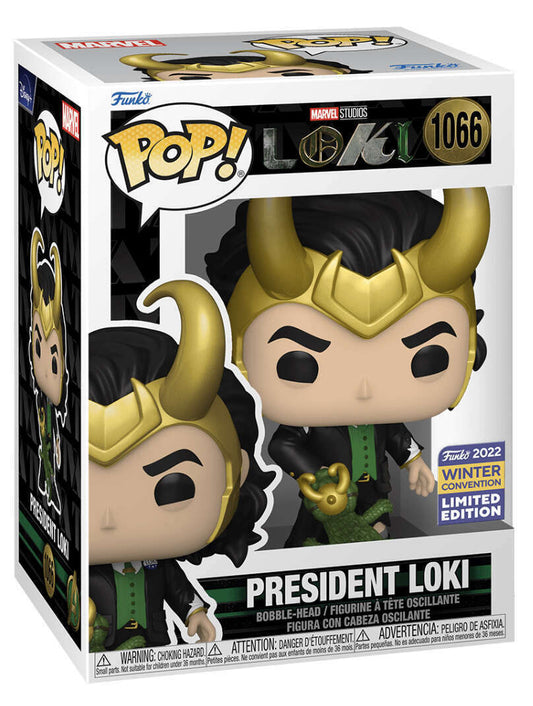 Funko Pop Marvel President Loki 1066 Winter Convention 2022 Shared Sticker - NERD BLVD