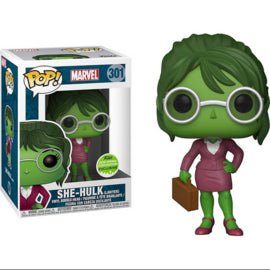 Funko POP Marvel She-Hulk 301 Funko 2018 Spring convention Exclusive - NERD BLVD