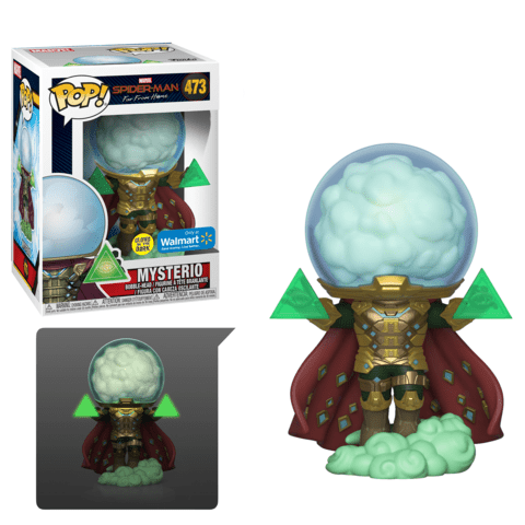 Funko Pop Marvel Spider-Man Mysterio 473 Walmart Exclusive GITD - NERD BLVD