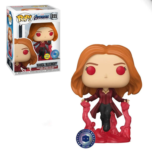 Funko Pop Marvel Wanda Maximoff 855 GITD Pop In A Box - NERD BLVD