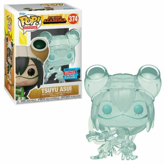 Funko Pop My Hero Academia Tsuyu Asui 374 Fall Convention 2021 Shared Sticker - NERD BLVD