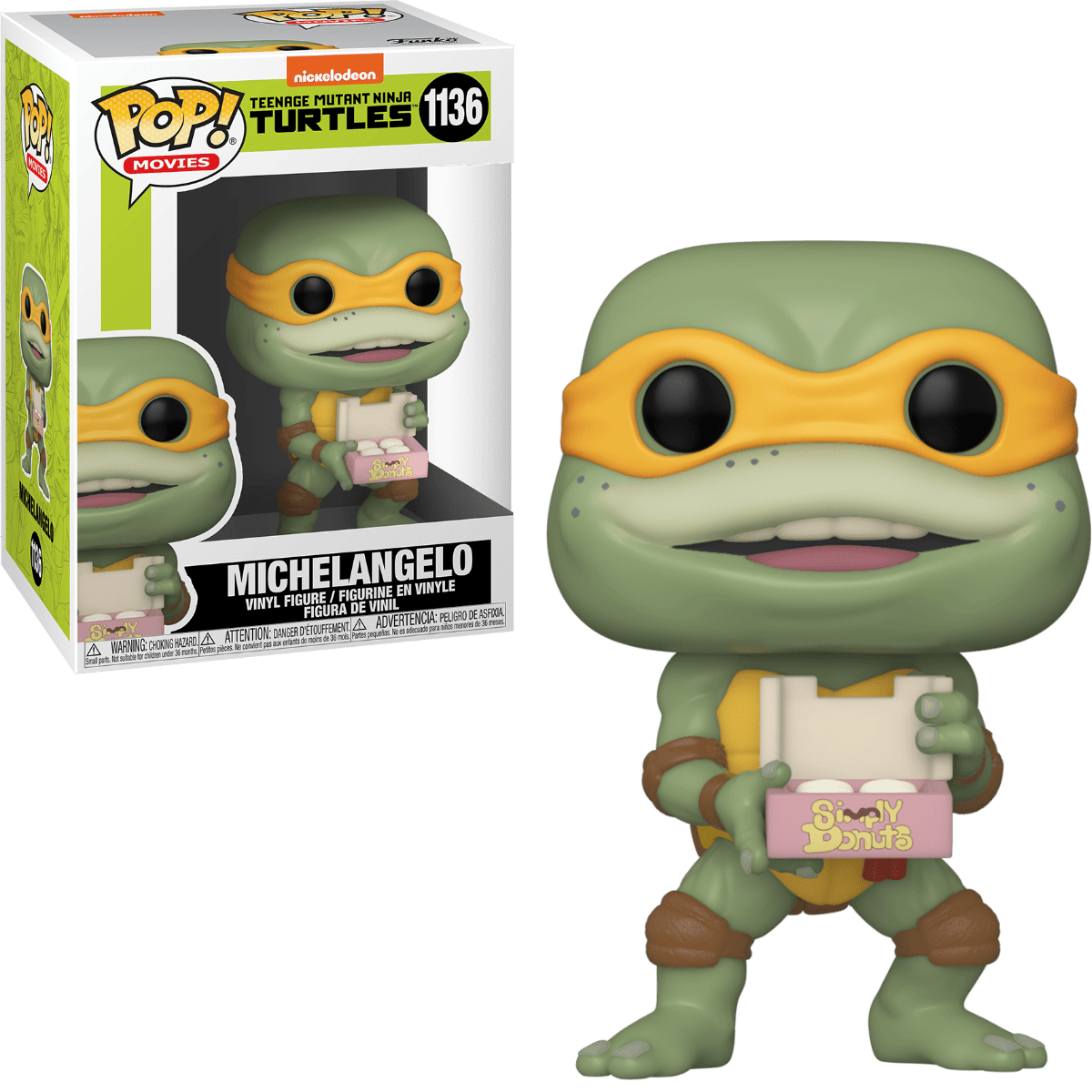 Funko POP Nickelodeon Teenage Mutant Ninja Turtles 1136 Michelangelo - NERD BLVD