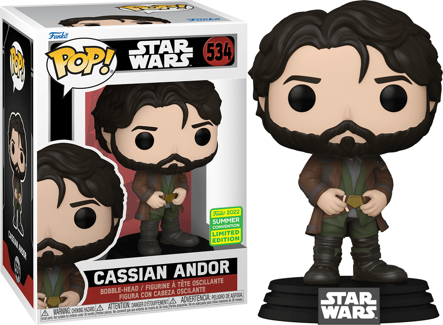 Funko Pop Star Wars Cassian Andor 534 - NERD BLVD