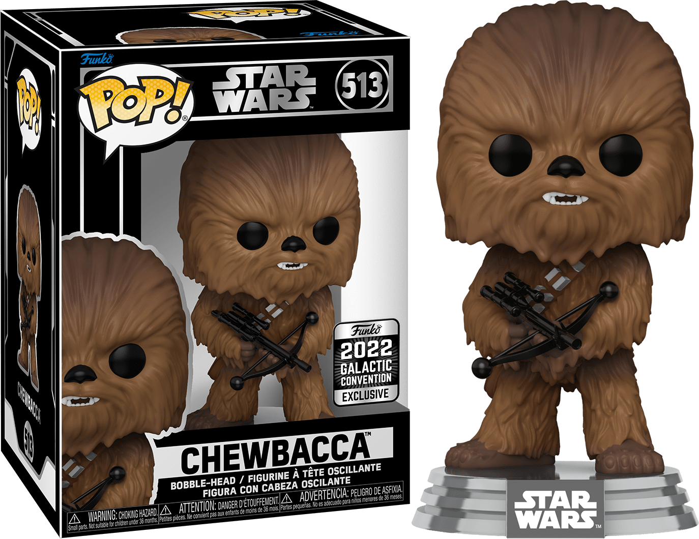 Funko Pop Star Wars Chewbacca 513 Galactic Convention - NERD BLVD