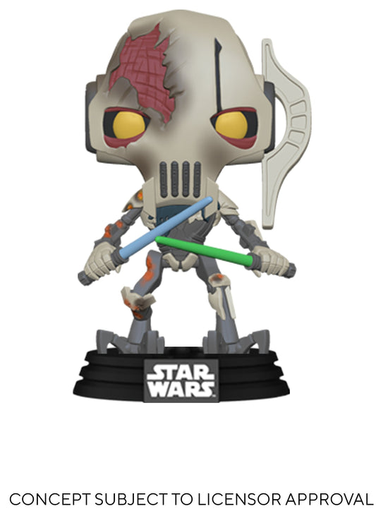 Funko POP Star Wars General Grievous 646 Gaming threats GameStop Exclusive - NERD BLVD