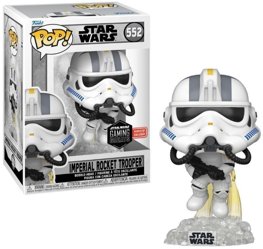 Funko POP Star Wars Imperial Rocket Trooper 552 Gaming Great GameStop Exclusive - NERD BLVD