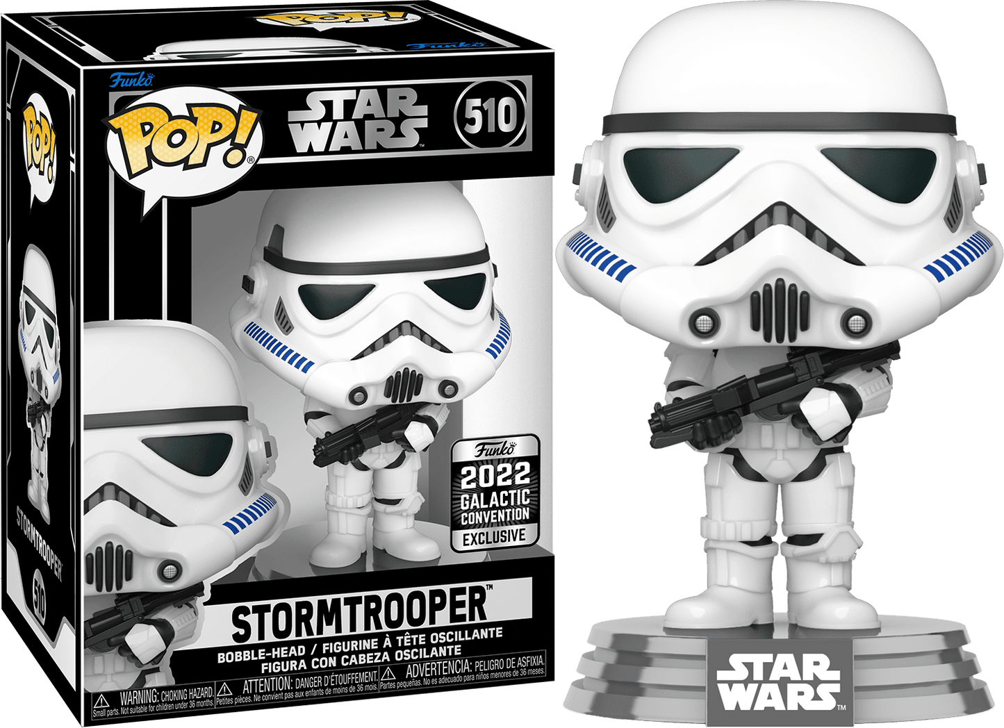 Funko POP Star Wars Stormtrooper 2022 Galactic Convention 510 - NERD BLVD