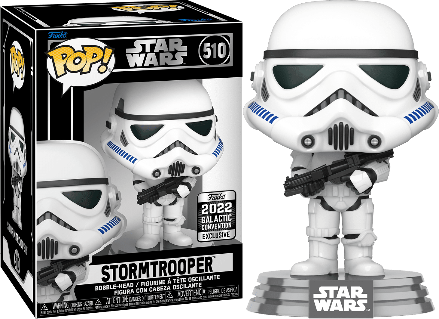 Funko POP Star Wars Stormtrooper 2022 Galactic Convention 510 - NERD BLVD