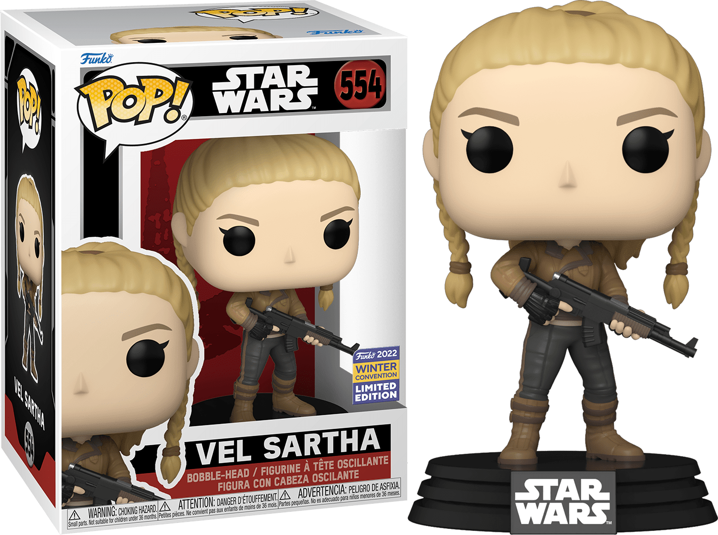 Funko Pop Star Wars Ven Sartha 554 Winter Convention 2022 Shared Sticker - NERD BLVD