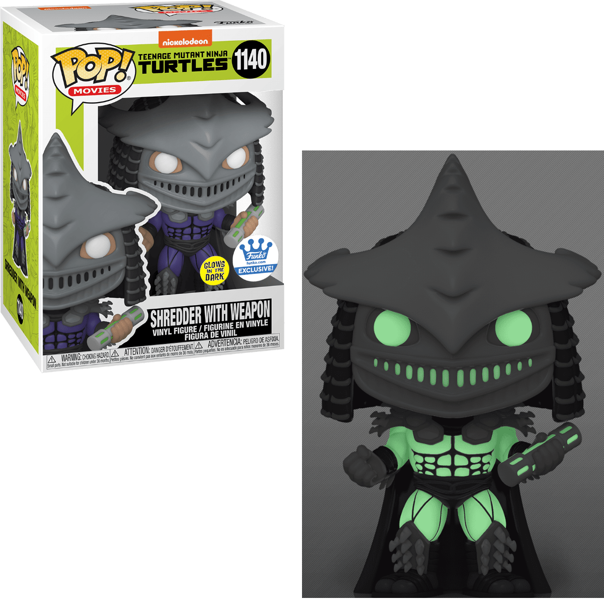 Funko Pop Teenage Mutant Ninja Turtles Shredder With Weapon 1140 - NERD BLVD