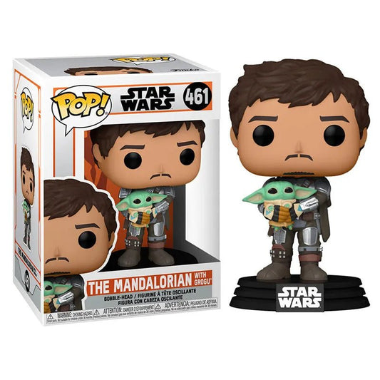 Funko POP! The Mandalorian With Grogu #461 - NERD BLVD