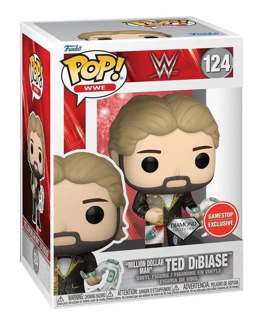 Funko Pop WWE Ted DiBiase 124 Diamond GameStop - NERD BLVD