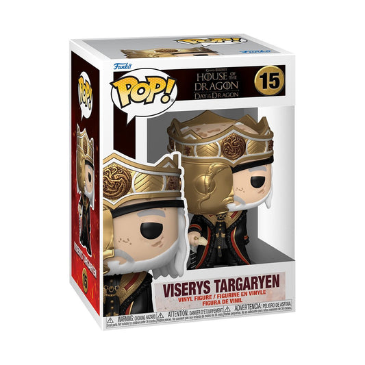 House of the Dragon Viserys Targaryen with Mask Funko Pop! Vinyl Figure #15 - NERD BLVD