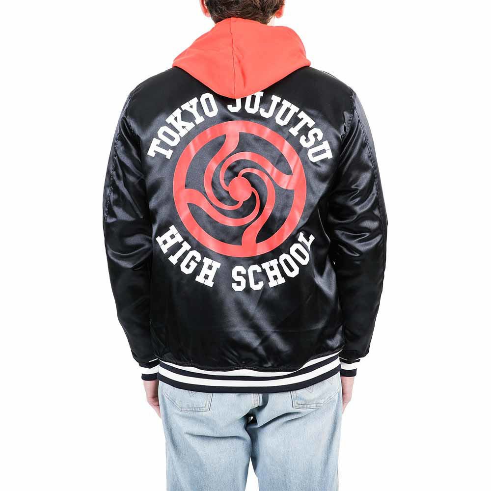 Jujutsu Kaisen Satin Hooded Bomber Jacket - NERD BLVD