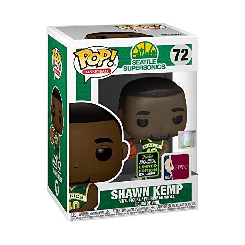 Pop Funko NBA: Seattle Supersonics - Shawn Kemp #72 - NERD BLVD