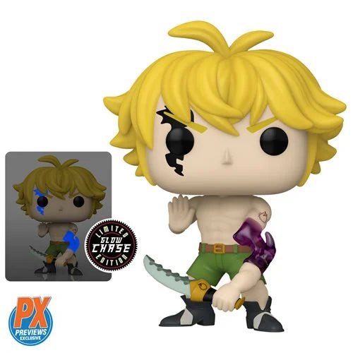 Seven Deadly Sins Meliodas Demon Mode Funko Pop! (Chase) Vinyl Figure #1344 - NERD BLVD